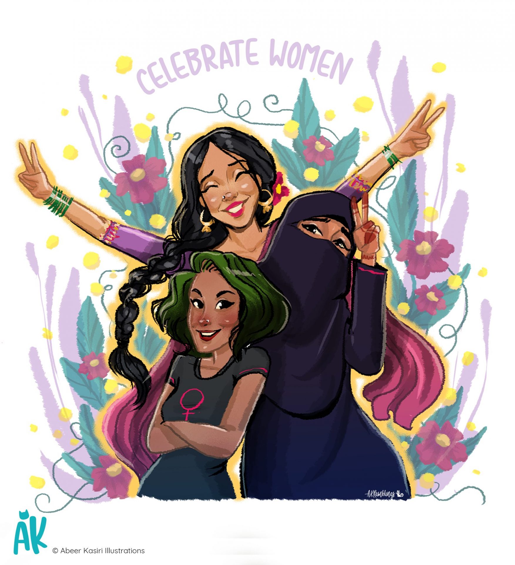 Celebrate Women Illustration