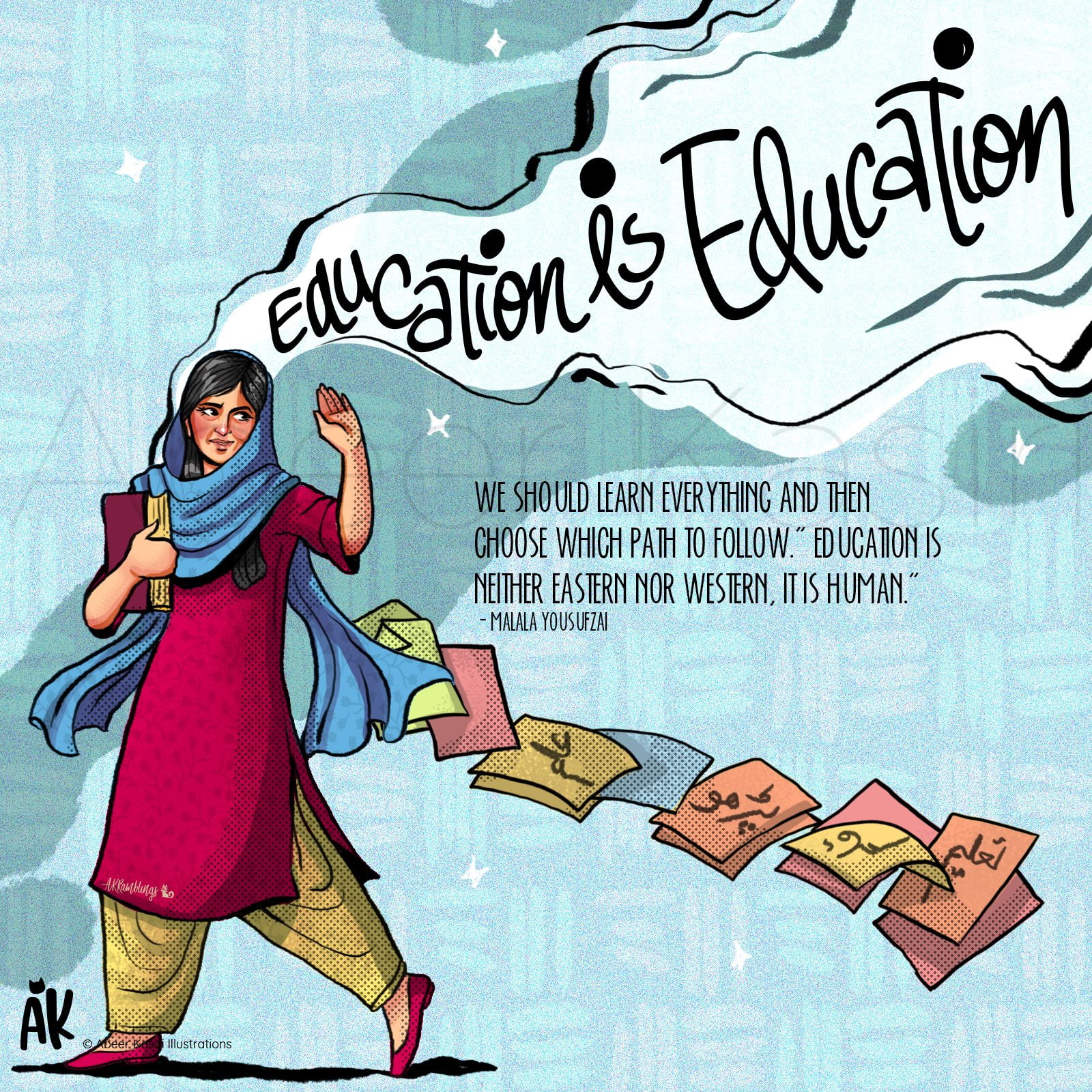 Malala Sample Illustration 02