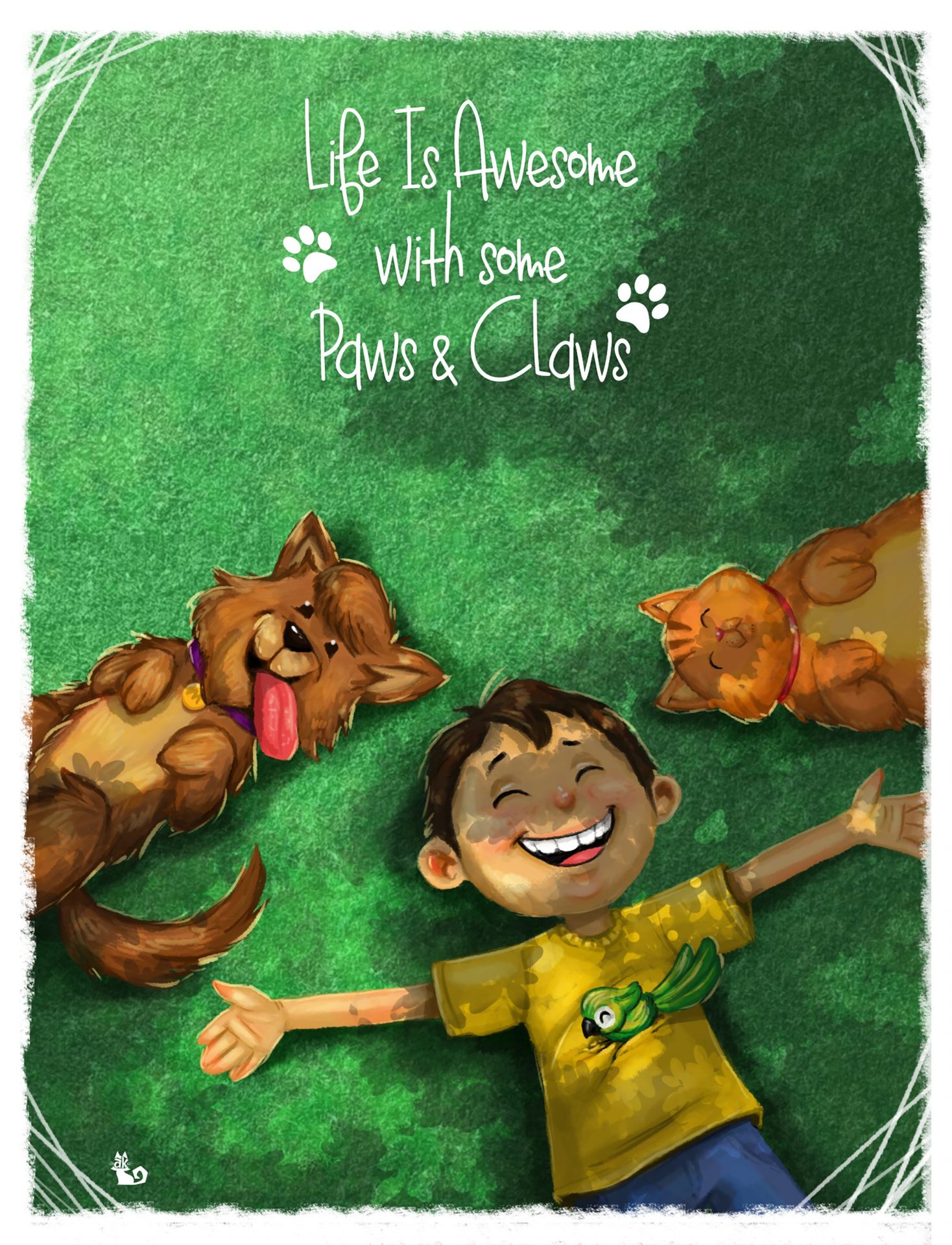 Paws And Claws Illustration