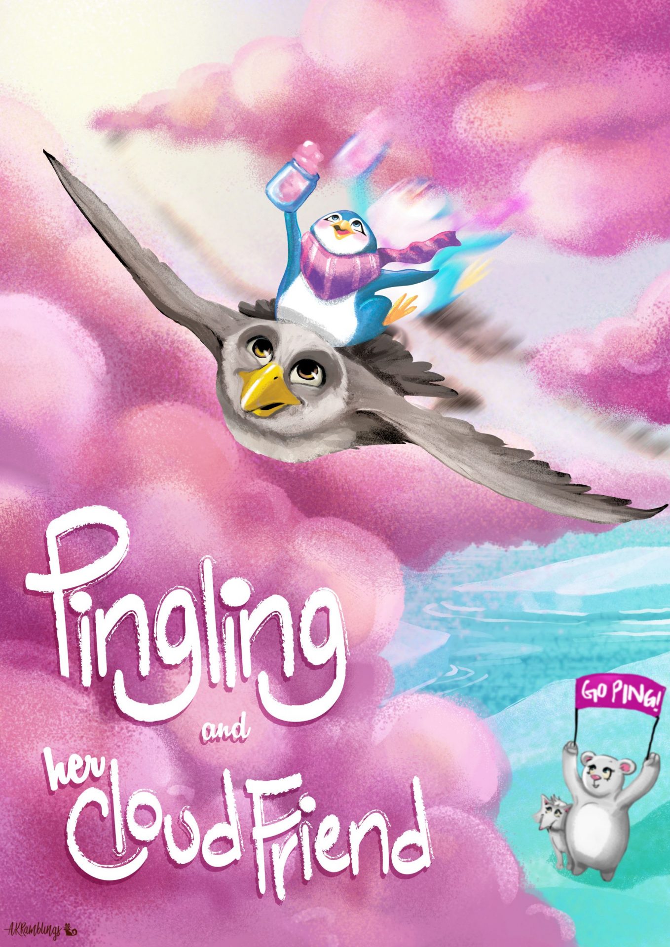 Pingling and her Cloud Friend